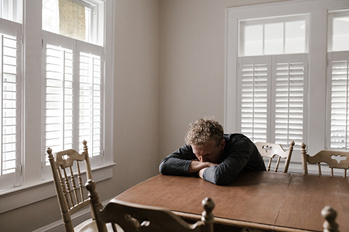 Man at a table